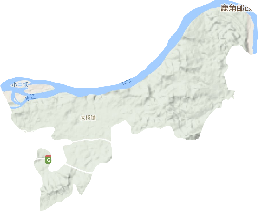 大橋鎮地形圖