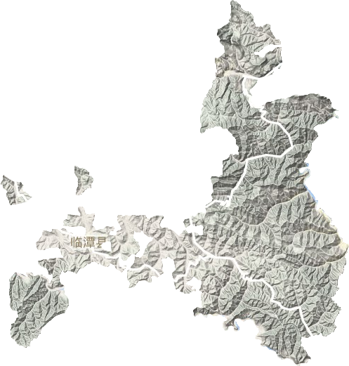 臨潭縣地形圖