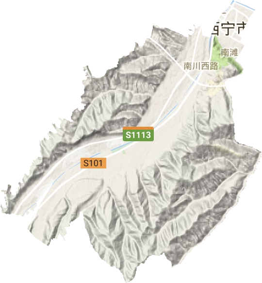 城中區(qū)地形圖