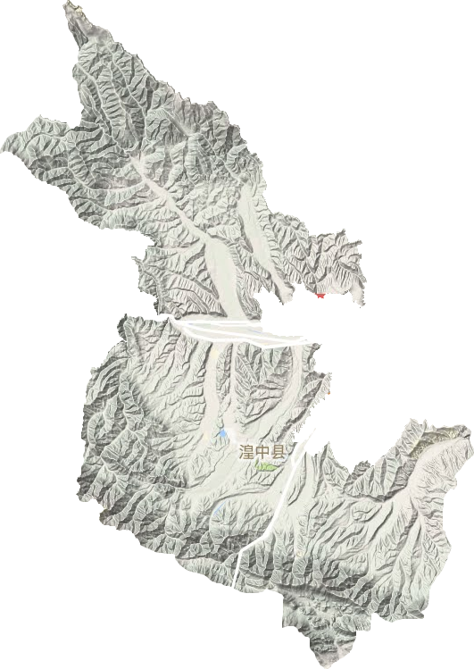 湟中縣地形圖