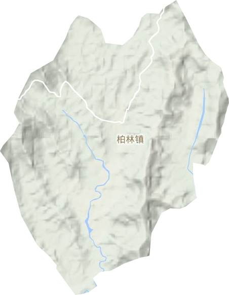 柏林鎮(zhèn)地形圖