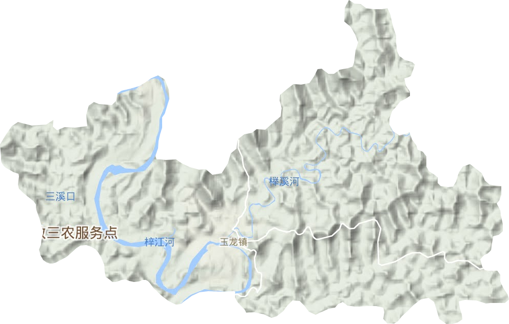 玉龍鎮地形圖