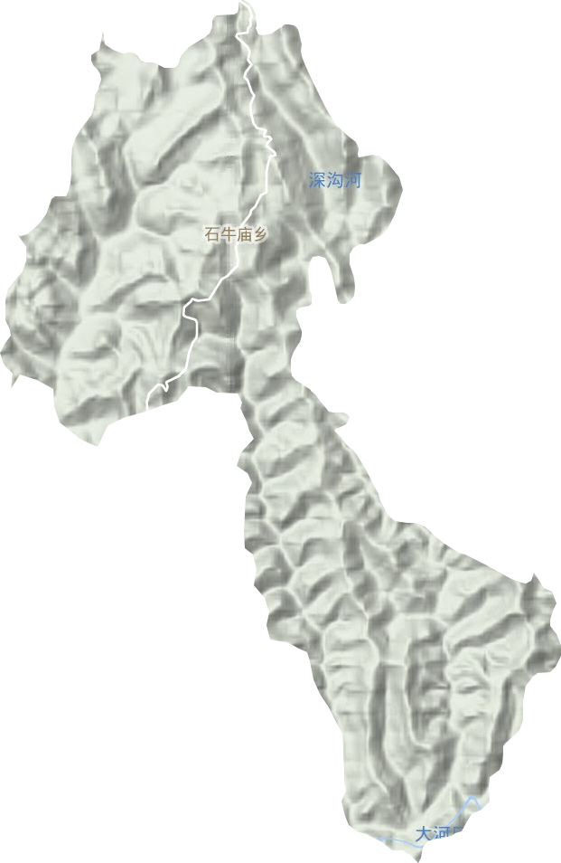 石牛廟鄉地形圖