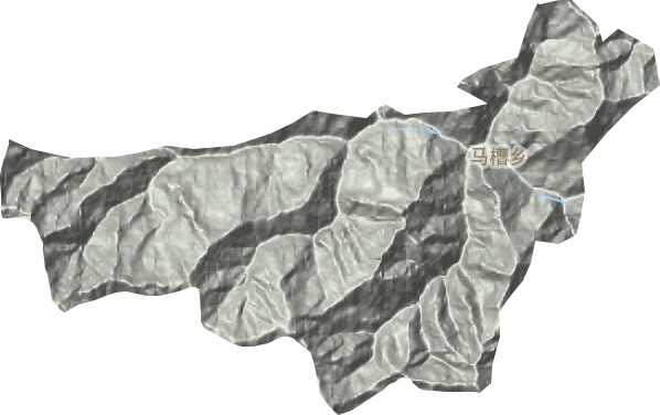馬槽鄉(xiāng)地形圖