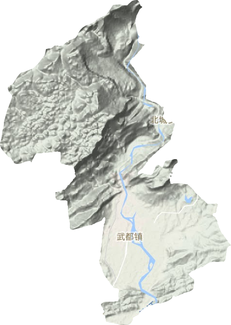 武都鎮地形圖