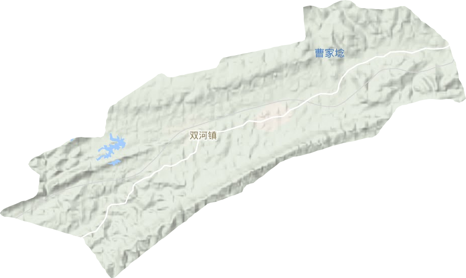 雙河鎮(zhèn)地形圖