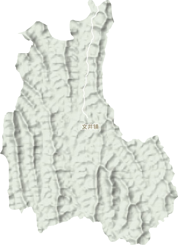 文井鎮地形圖