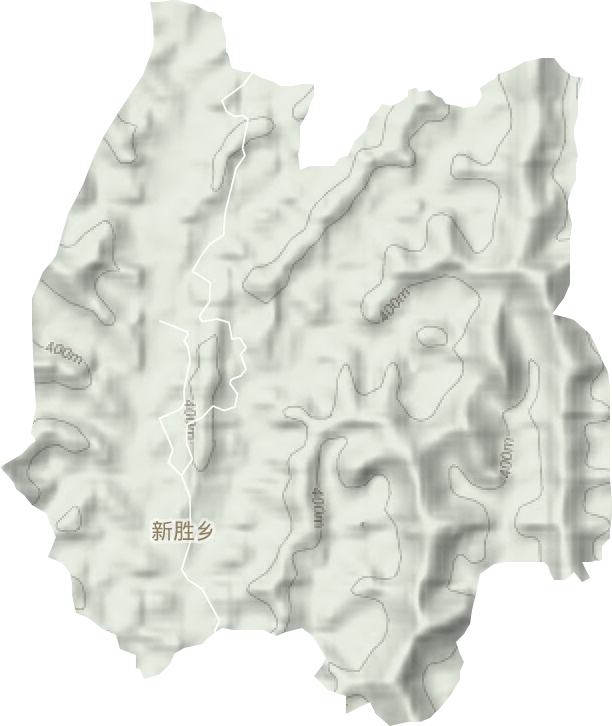 新勝鄉地形圖