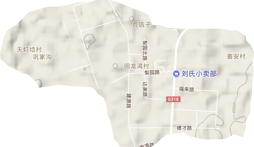 上游工業(yè)園管理委員會地形圖