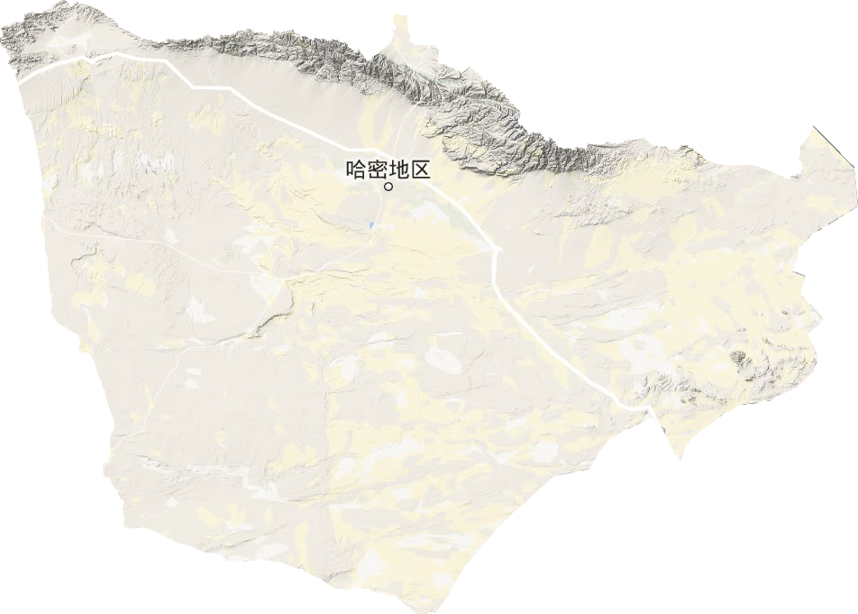 伊州區地形圖