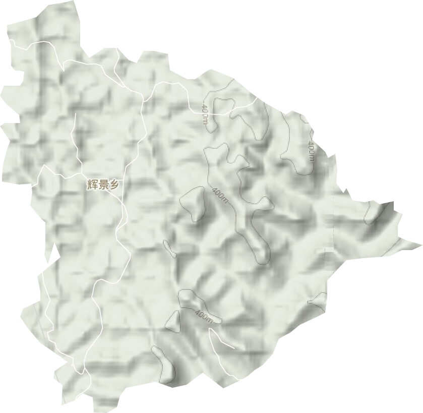 輝景鄉地形圖