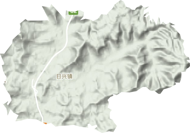 日興鎮地形圖