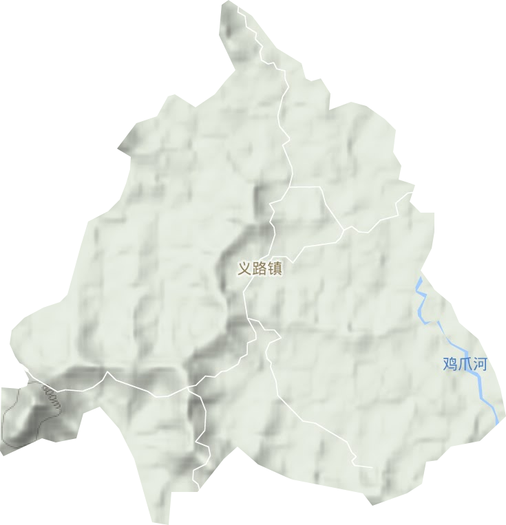 義路鎮地形圖