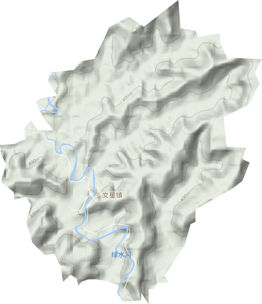文星鎮地形圖