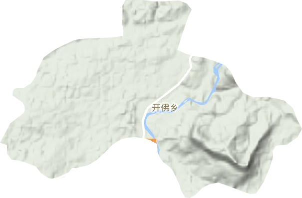 開佛鄉地形圖