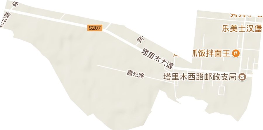 青松路街道地形圖