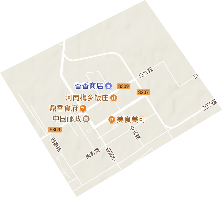 南口街道地形圖