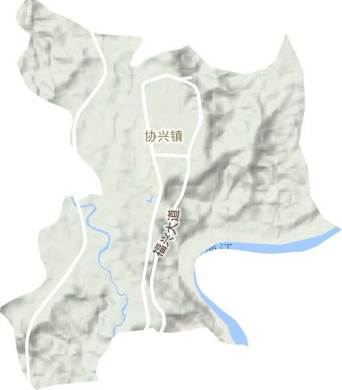 協興鎮地形圖