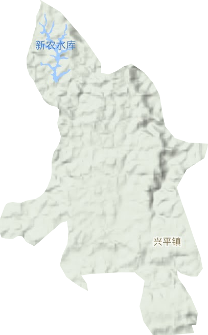 興平鎮地形圖