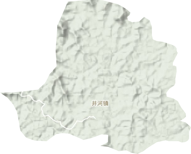 井河鎮地形圖