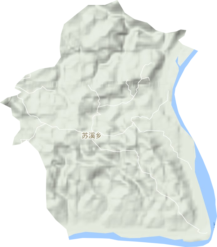 蘇溪鄉(xiāng)地形圖