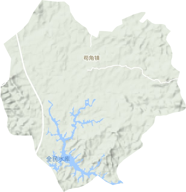 茍角鎮地形圖