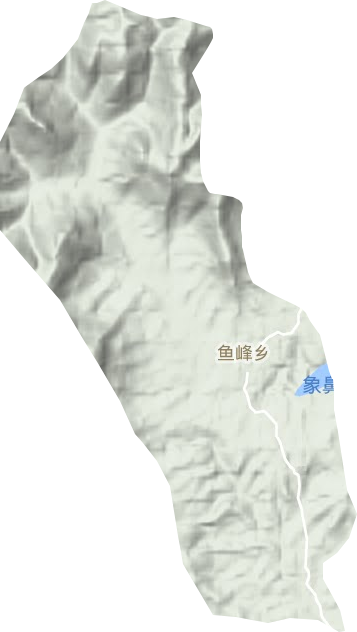 魚峰鄉地形圖
