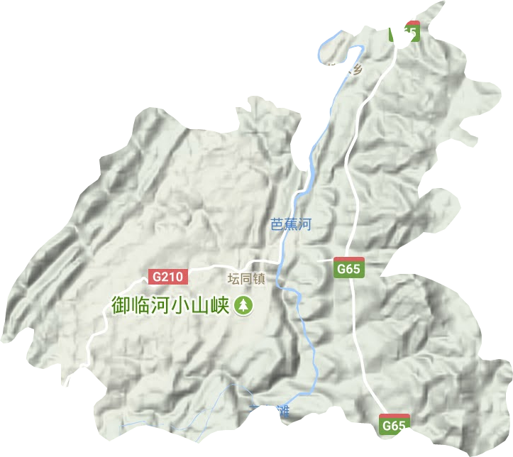 壇同鎮(zhèn)地形圖
