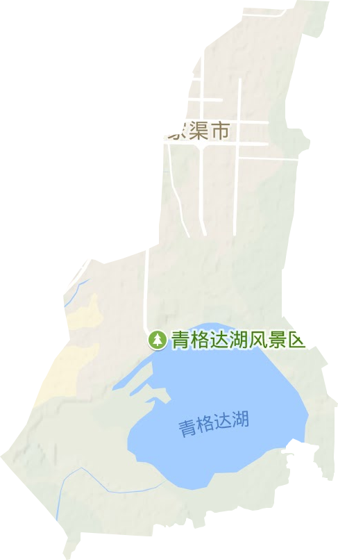 人民路街道地形圖