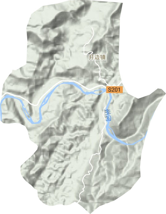 君塘鎮地形圖