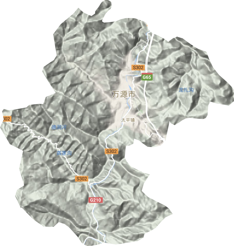 太平鎮地形圖