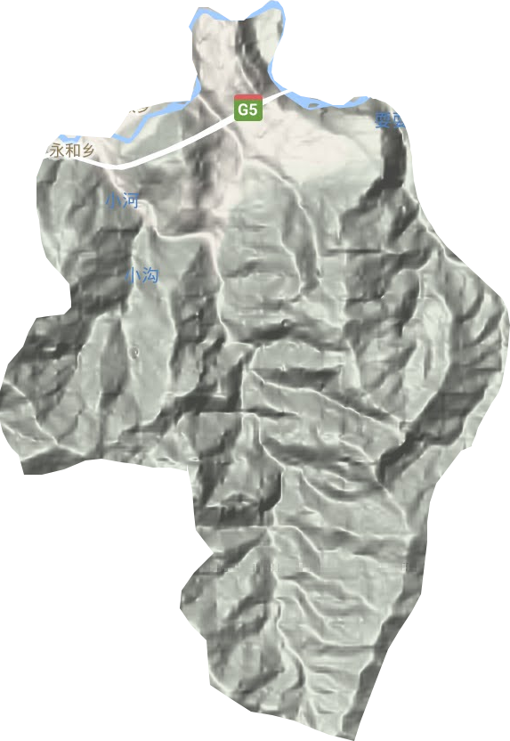 永和鄉(xiāng)地形圖