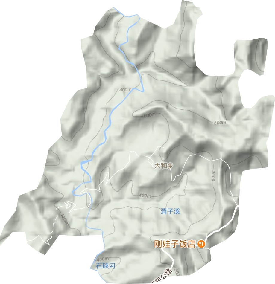 大和鄉地形圖