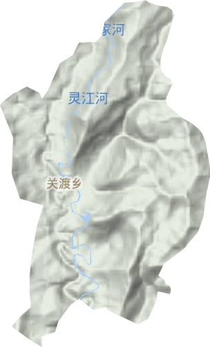 關渡鄉地形圖