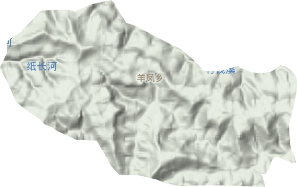 羊鳳鄉地形圖
