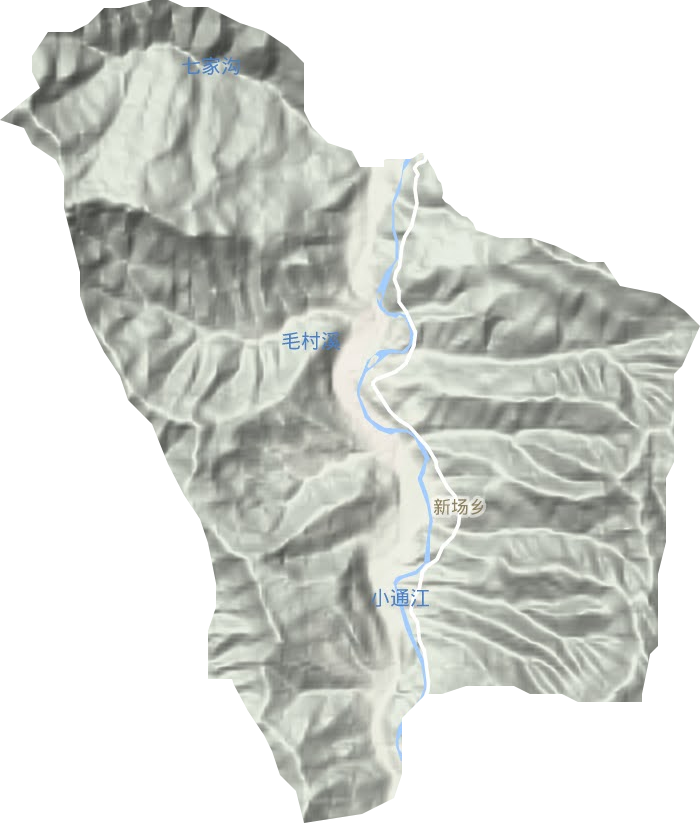 新場鄉地形圖