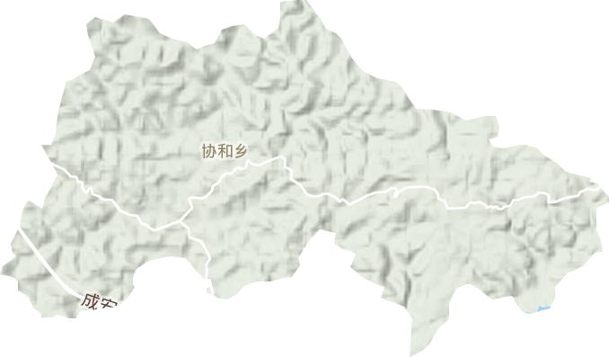 協(xié)和鄉(xiāng)地形圖