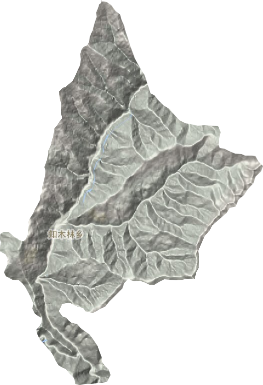 知木林鄉地形圖