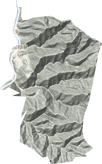加郡鄉(xiāng)地形圖