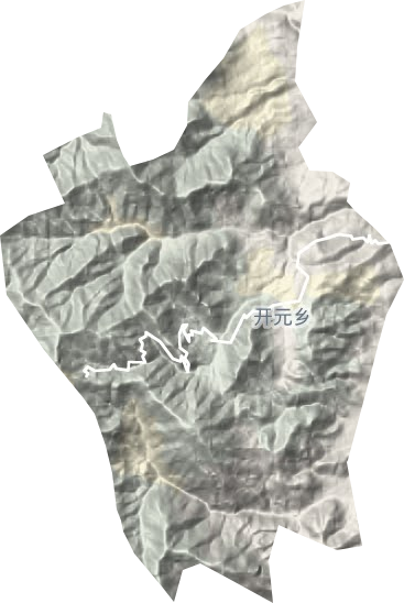 開元鄉地形圖