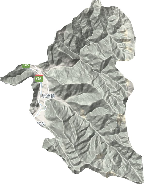 樂躍鎮地形圖
