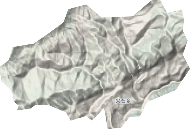 火石鄉(xiāng)地形圖