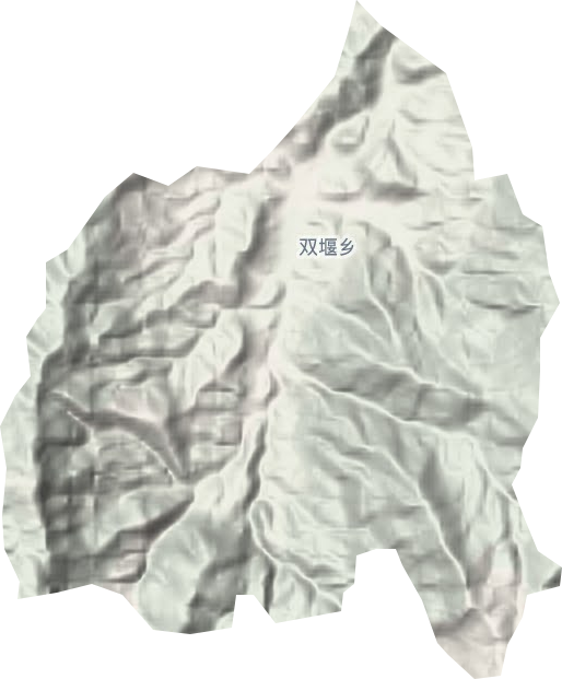 雙堰鄉(xiāng)地形圖