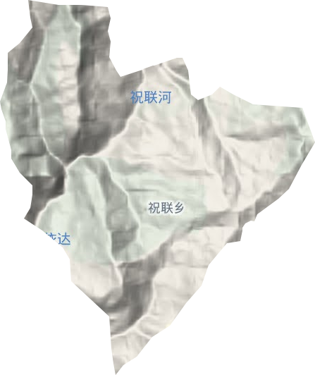 祝聯(lián)鄉(xiāng)地形圖