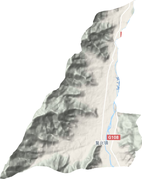 復興鎮地形圖