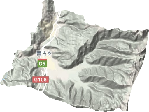 曹古鄉地形圖