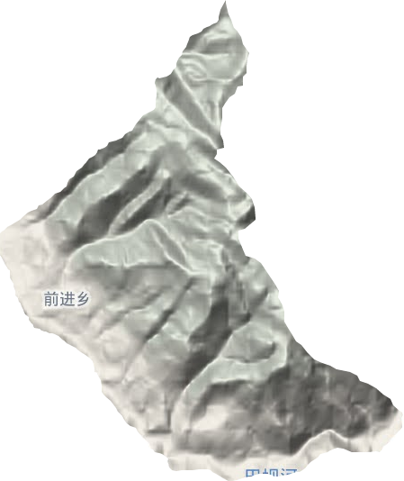 前進鄉地形圖