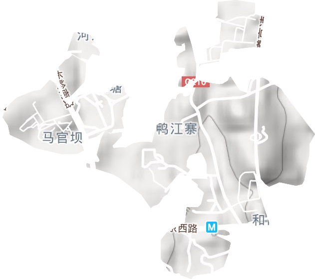 荷塘社區(qū)服務(wù)中心地形圖