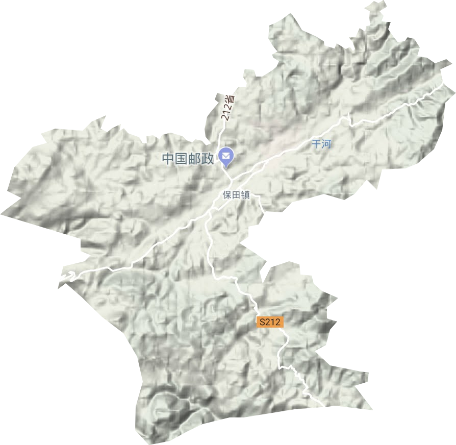 保田鎮地形圖