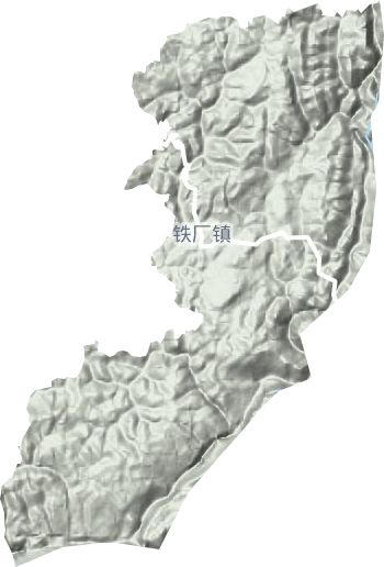 鐵廠鎮地形圖